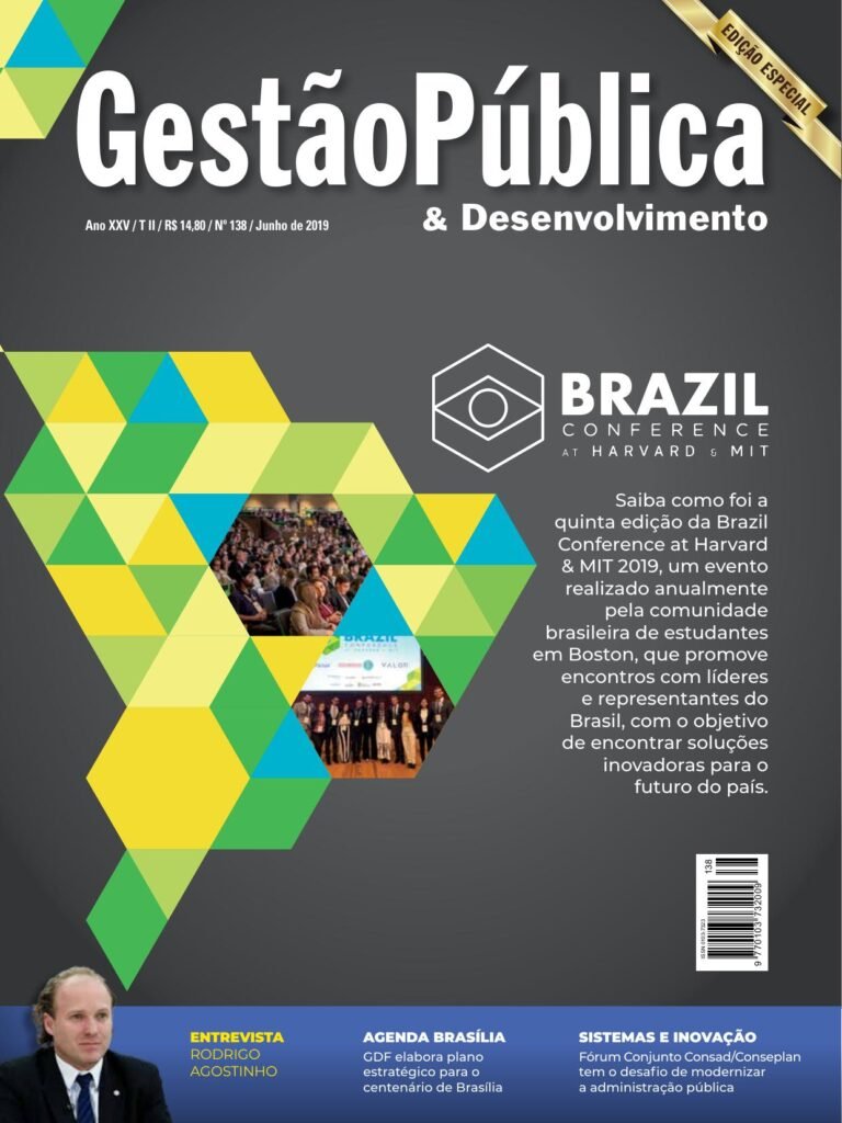 Capa da Gestão Pública & Desenvolvimento — nº 138 — Junho/2019
