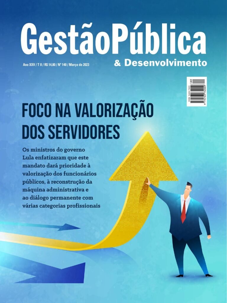 Capa da Gestão Pública & Desenvolvimento — nº 140 — Março/2023