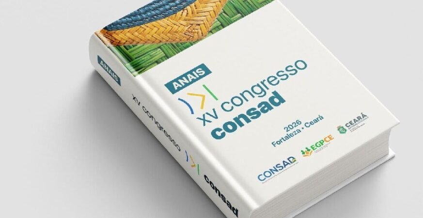 Capa dos Anais do XV Congresso Consad, Fortaleza 2026