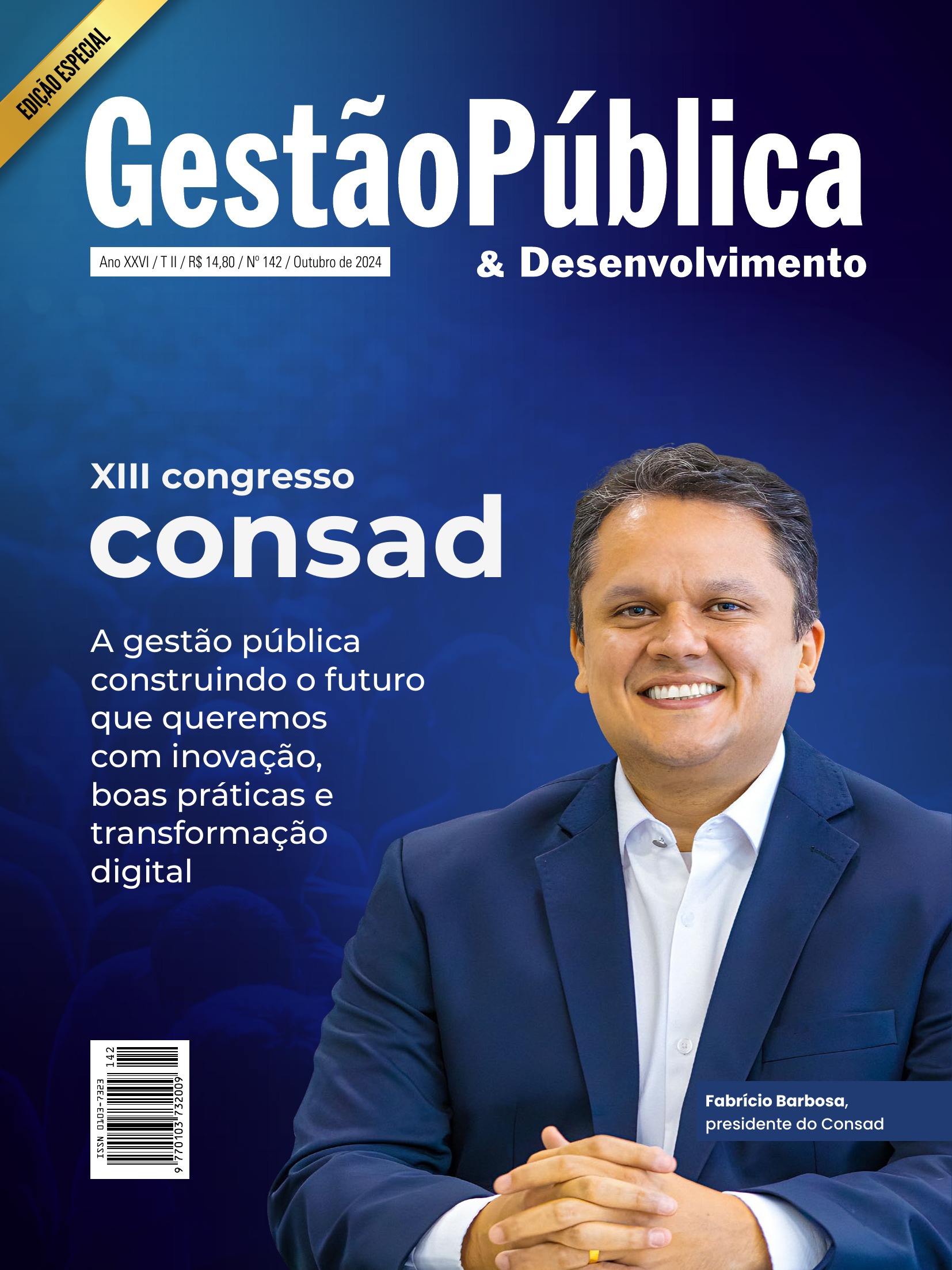 Capa da edição 142 — especial XIII CONSAD